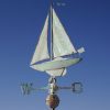 Wetterfahne antik Segelboot