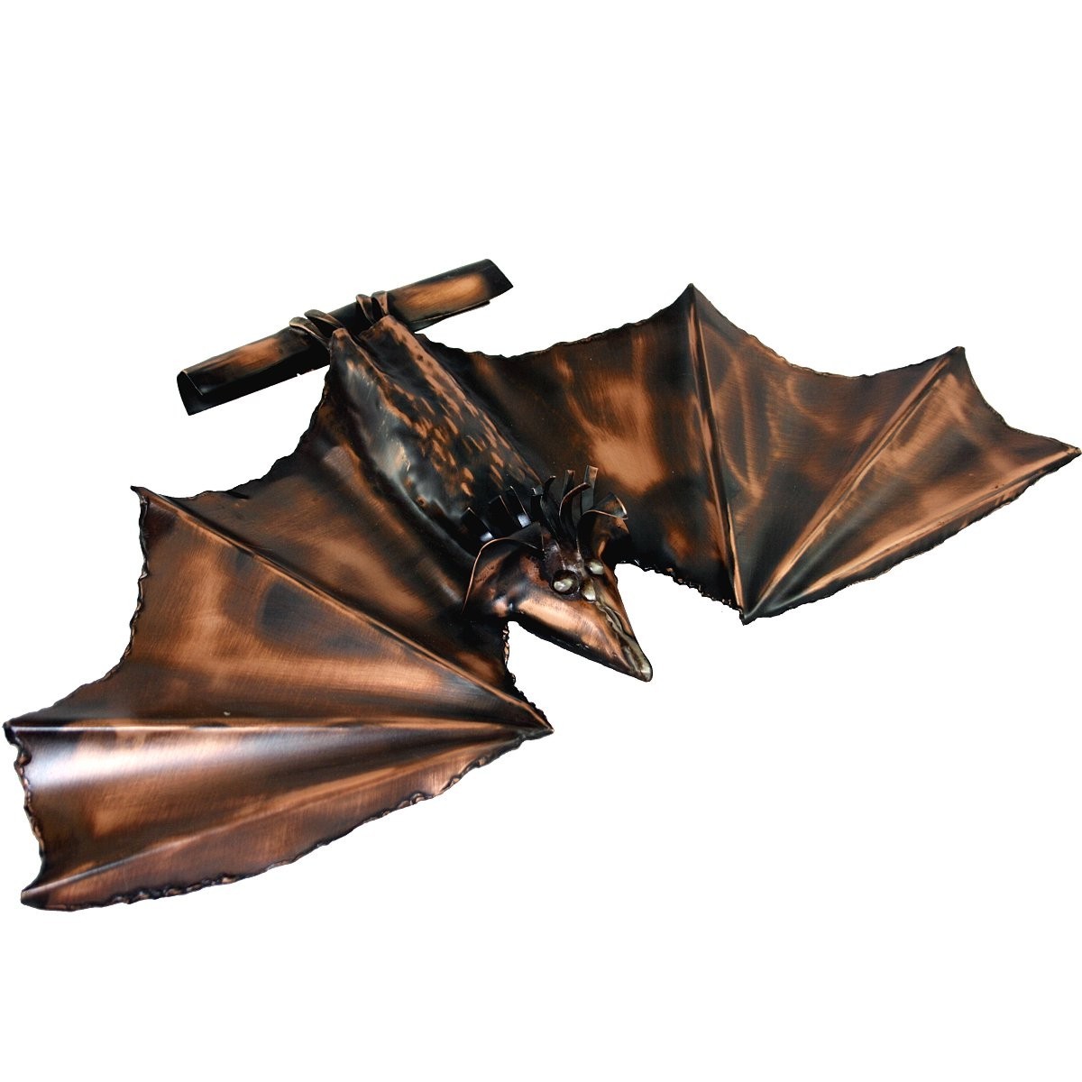 Figura di grondaia Grande pipistrello ali aperte