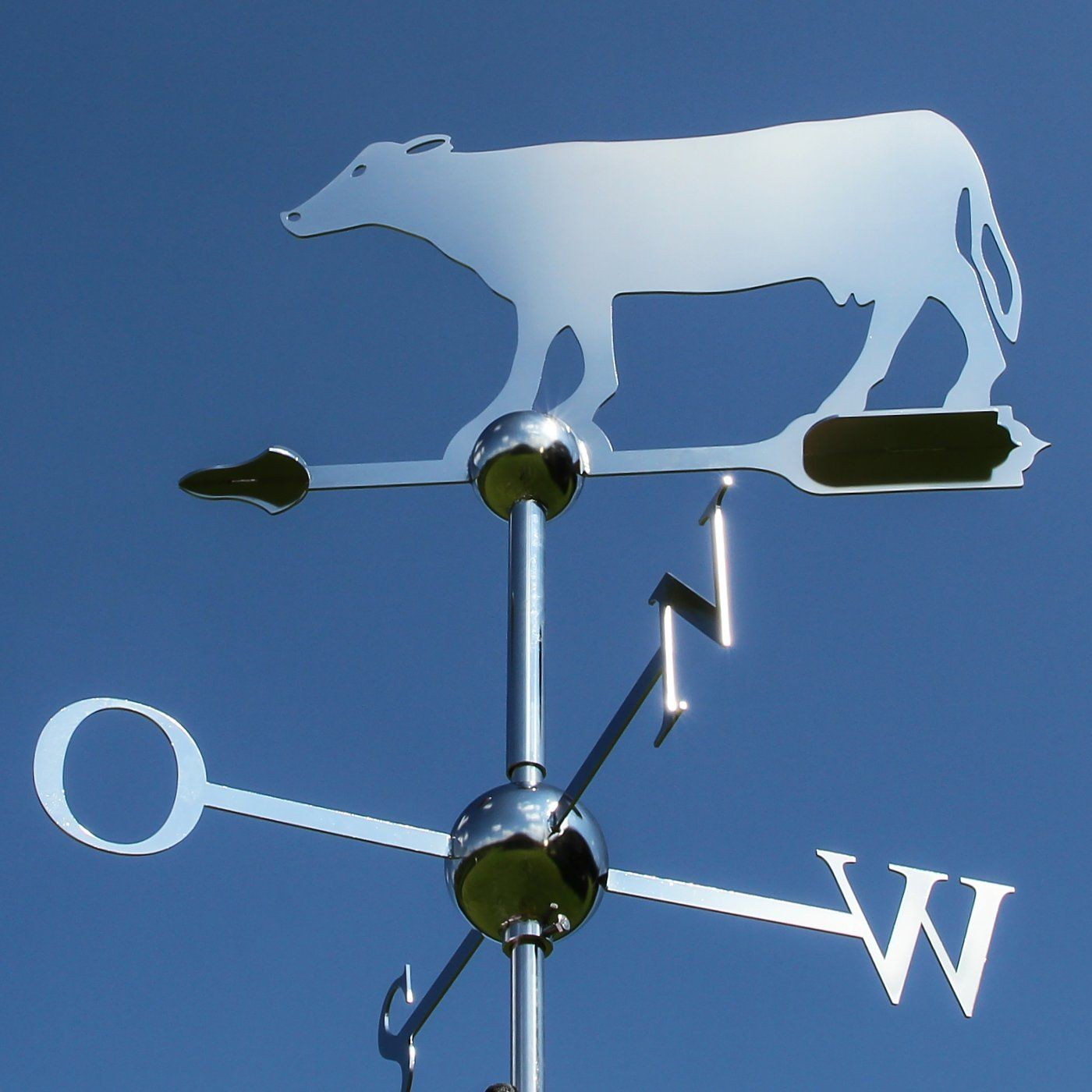Paletta meteorologica per mucche in acciaio inox
