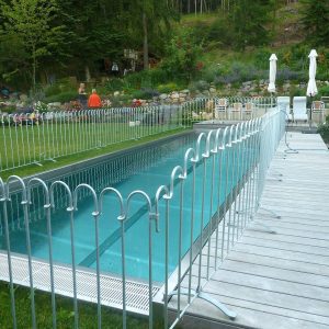 1 m kinderveiligheidshek / zwembadhek (gegalvaniseerd)