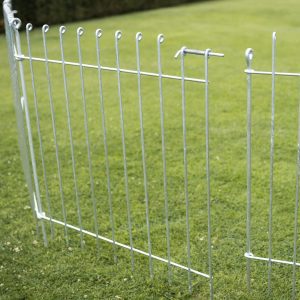 Porte en acier galvanisé pour clôture
