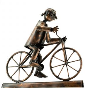 Figura di grondaia Uomo in mountain bike
