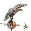 Große Wetterfahne Adler aus Kupfer - Vogel Handgefertigt Lackiert